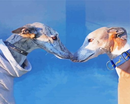 Spanish Greyhound Diamond Paintings