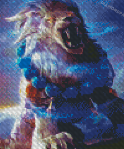 Stylish Lion Diamond Paintings