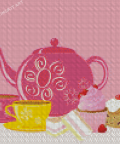 Sweet Cake And Coffee Diamond Paintings