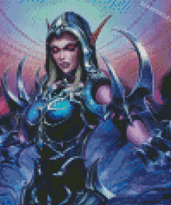 Sylvanas Windrunner Warcraft Game Diamond Paintings