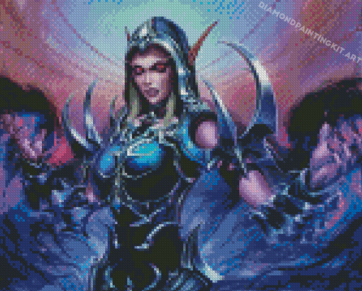 Sylvanas Windrunner Warcraft Game Diamond Paintings