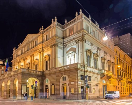 Teatro Alla Scala Opera House Diamond Paintings