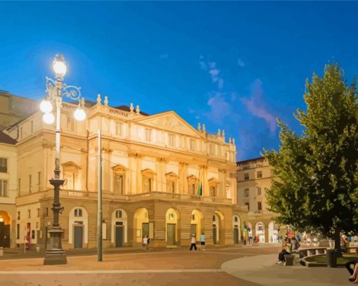 Teatro Alla Scala In Italy Diamond Paintings