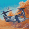 The Aircraft Bell Boeing V22 Osprey Diamond Paintings