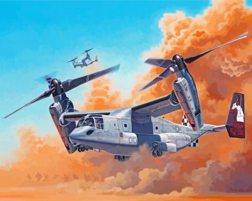 The Aircraft Bell Boeing V22 Osprey Diamond Paintings