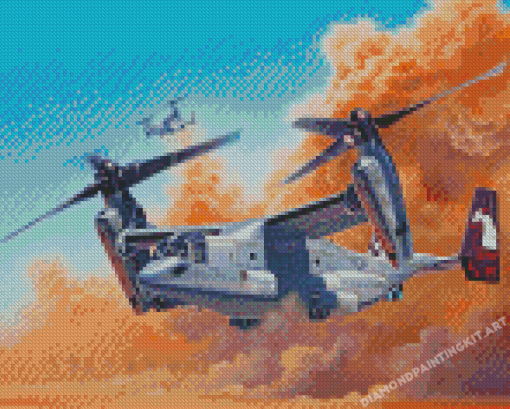 The Aircraft Bell Boeing V22 Osprey Diamond Paintings