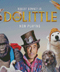 The Dolittle Movie Poster Diamond Paintings