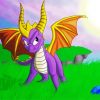 The Dragon Spyro Game Diamond Paintings