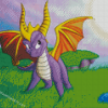 The Dragon Spyro Game Diamond Paintings