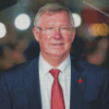 The Former Association Football Manager Alex Ferguson Diamond Paintings