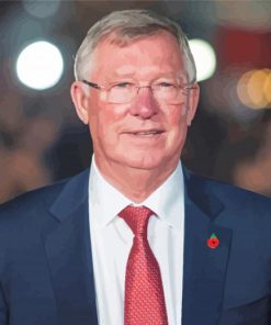 The Former Association Football Manager Alex Ferguson Diamond Paintings