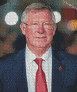 The Former Association Football Manager Alex Ferguson Diamond Paintings