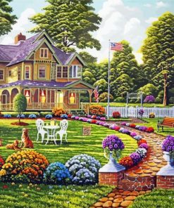 The Garden House Diamond Paintings