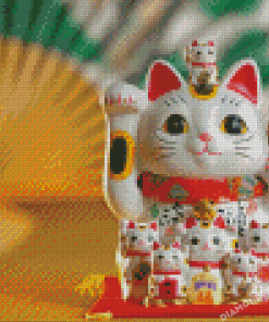 The Lucky Waving Cat Diamond Paintings