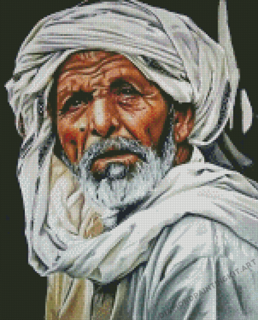 The Old Arabian Man Diamond Paintings