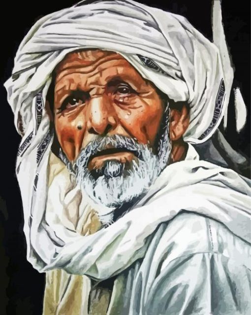 The Old Arabian Man Diamond Paintings