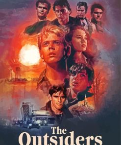 The Outsiders Film Poster Diamond Paintings