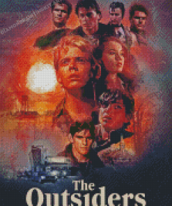 The Outsiders Film Poster Diamond Paintings