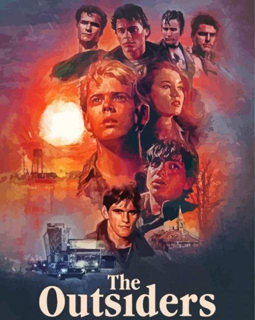 The Outsiders Film Poster Diamond Paintings