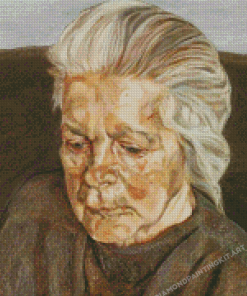 The Painters Mother IV Lucian Freud Diamond Paintings