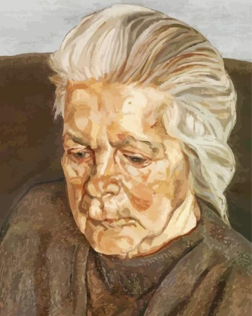 The Painters Mother IV Lucian Freud Diamond Paintings