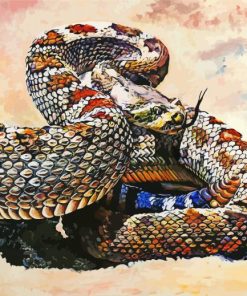 The Rattlesnake Reptile Diamond Paintings