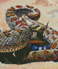 The Rattlesnake Reptile Diamond Paintings