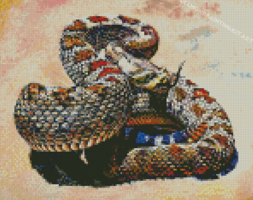 The Rattlesnake Reptile Diamond Paintings