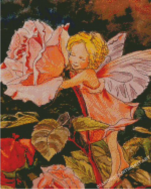 The Rose Fairy Cicely Mary Barker Diamond Paintings