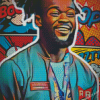 The Wrestler Kofi Kingston Pop Art Diamond Paintings