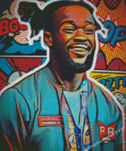 The Wrestler Kofi Kingston Pop Art Diamond Paintings