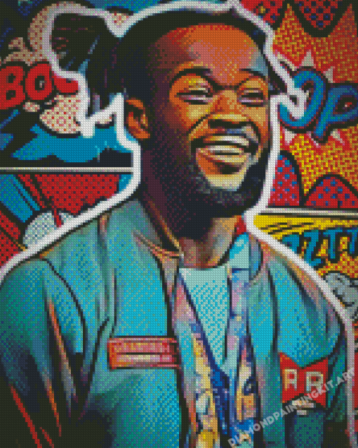 The Wrestler Kofi Kingston Pop Art Diamond Paintings