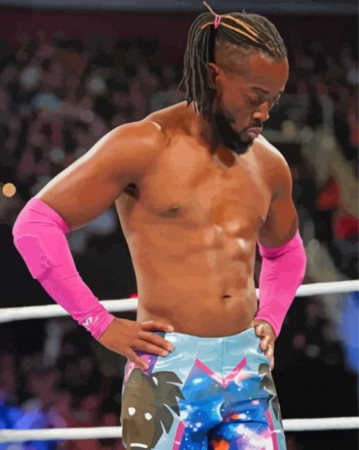 The Wrestler Kofi Kingston Diamond Paintings