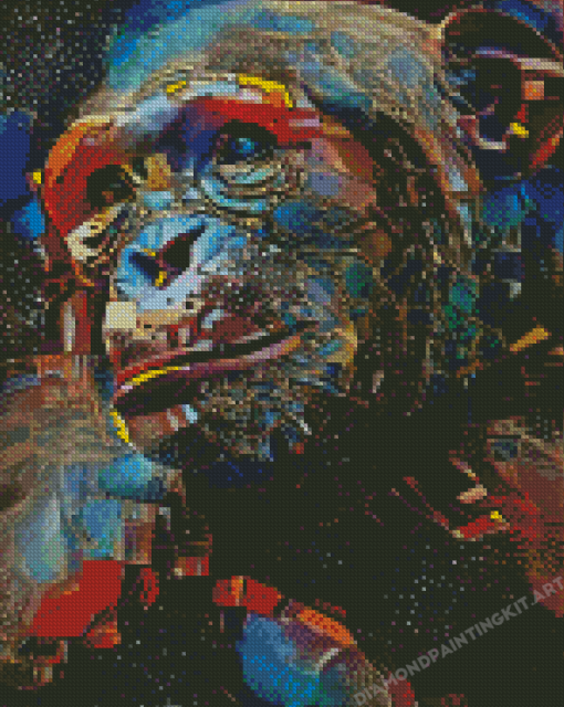 The Abstract Monkey Diamond Paintings