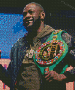 The Cool Boxer Deontay Wilder Diamond Paintings