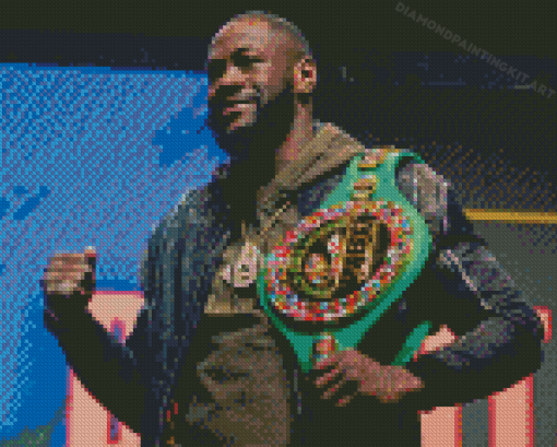 The Cool Boxer Deontay Wilder Diamond Paintings