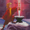 The Sword In The Stone Arthur Diamond Paintings