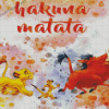 Timon And Pumbaa Hakuna Matata Diamond Paintings