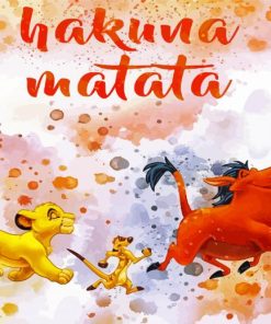 Timon And Pumbaa Hakuna Matata Diamond Paintings