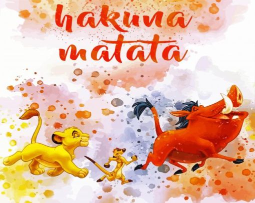 Timon And Pumbaa Hakuna Matata Diamond Paintings