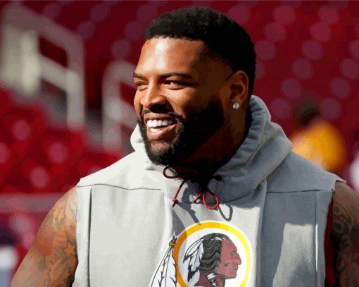 Trent Williams Smiling Diamond Paintings