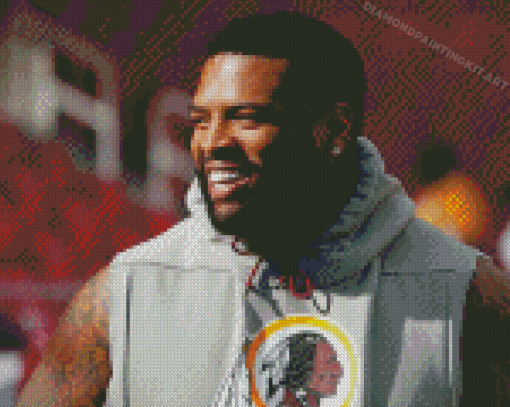 Trent Williams Smiling Diamond Paintings