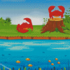 Two Red Crabs Diamond Paintings