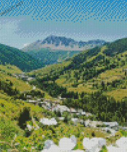 Vars Hautes Alpes Landscape Diamond Paintings