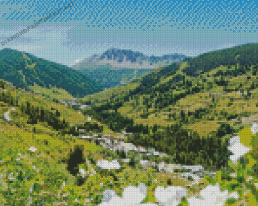 Vars Hautes Alpes Landscape Diamond Paintings