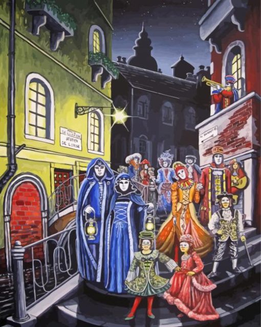 Venice Carnival Celebration Diamond Paintings