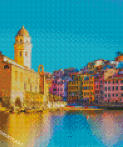 Vernazza Town Diamond Paintings