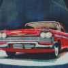 Vintage 58 Plymouth Fury Art Diamond Paintings