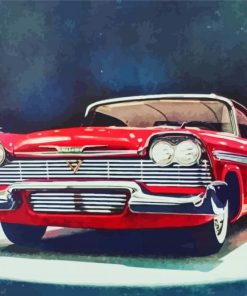 Vintage 58 Plymouth Fury Art Diamond Paintings