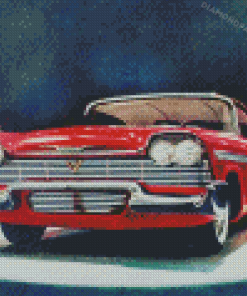 Vintage 58 Plymouth Fury Art Diamond Paintings